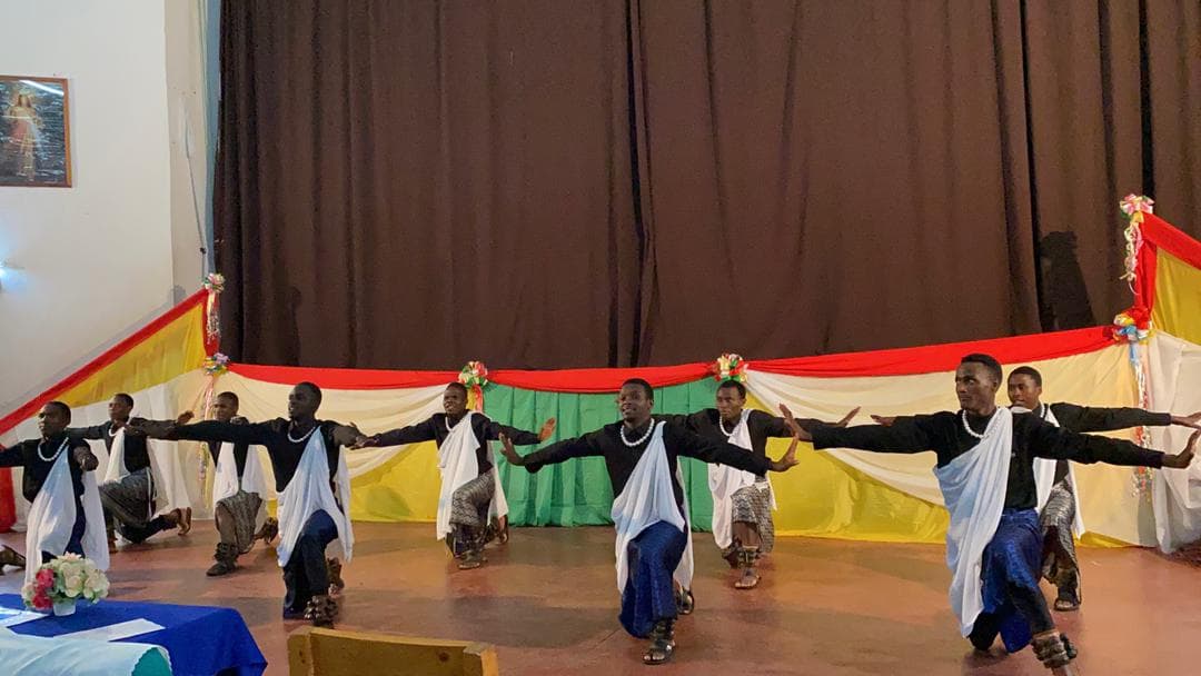 Traditional dance by the Saint Thomas Aquinas Circle