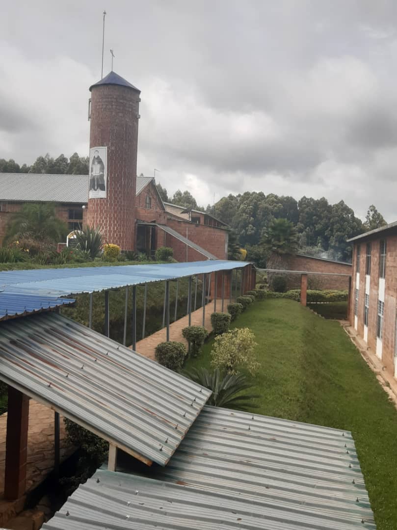 Rear view of the Grand Seminary of Kabgayi campus